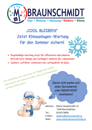 Klimaanlagenwartung